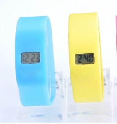 Wide Band Silicone Watch