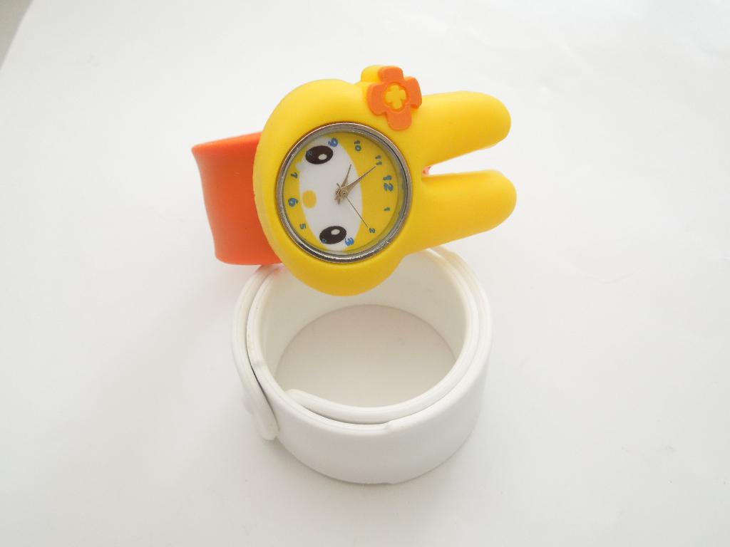 Silicone Slap Watch With Little Rabbit Design