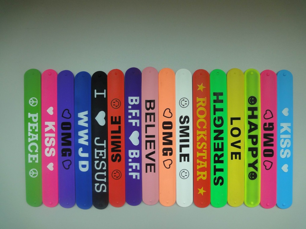 Silicone Slap Bracelet