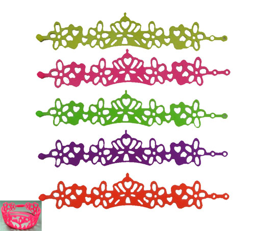 Lace Style Silicone Bracelet