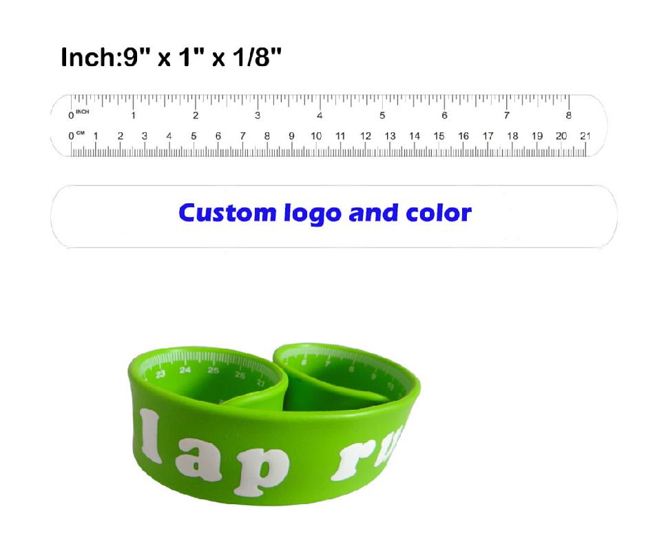 Silicone Slap Ruler Bracelet