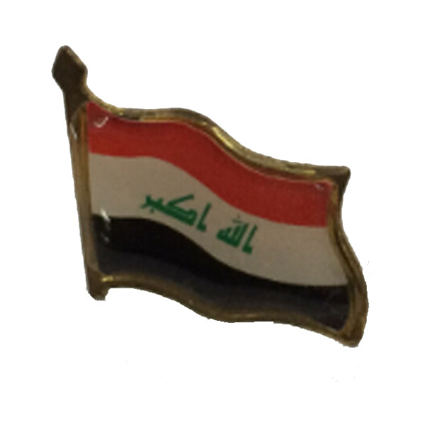 Metal  Flag Badge