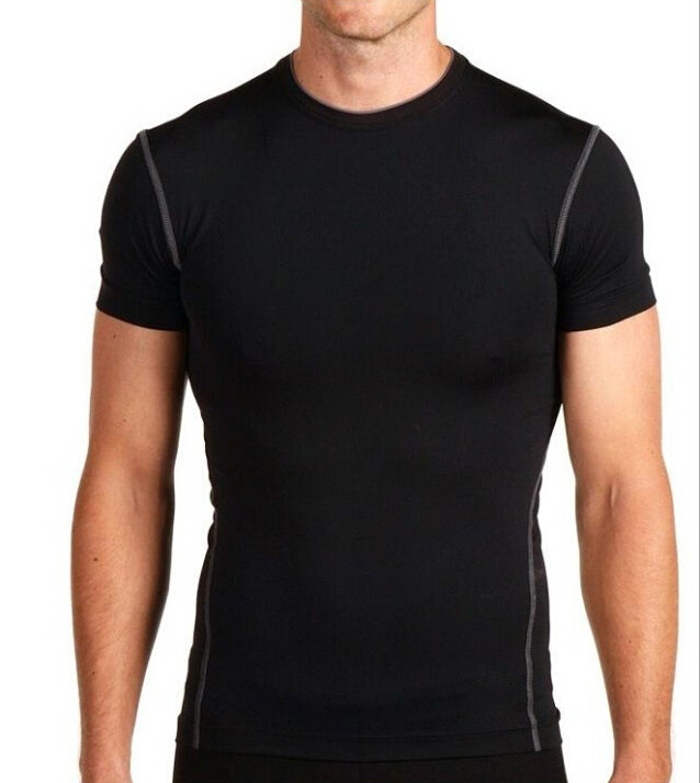  Elastic Compression Fitness T-shirt