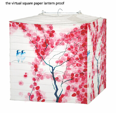 Solid Color Paper Lantern Halloween Lanterns