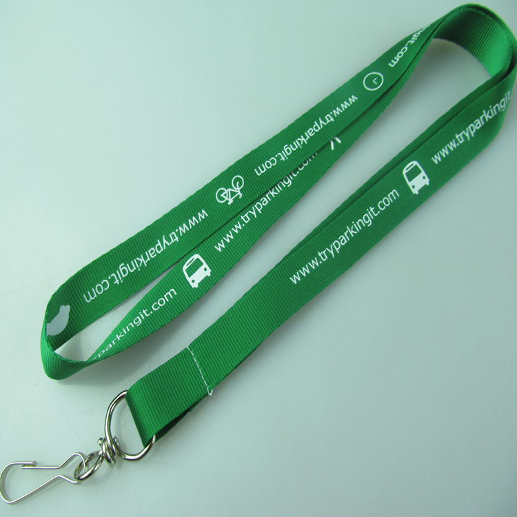 Polyester Lanyard With Clamp Attachment