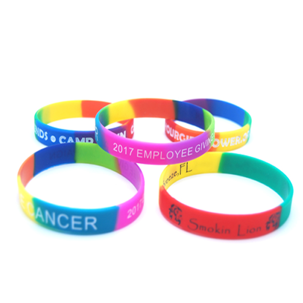 Debossed Silicone Wristbands