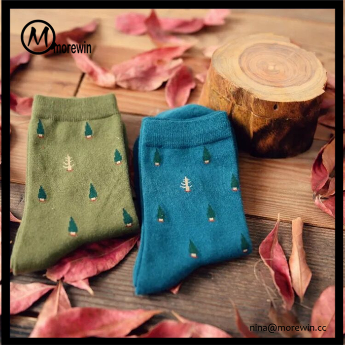 Morewin Cute Cartoon Sock Pure Cotton Couple Socks 