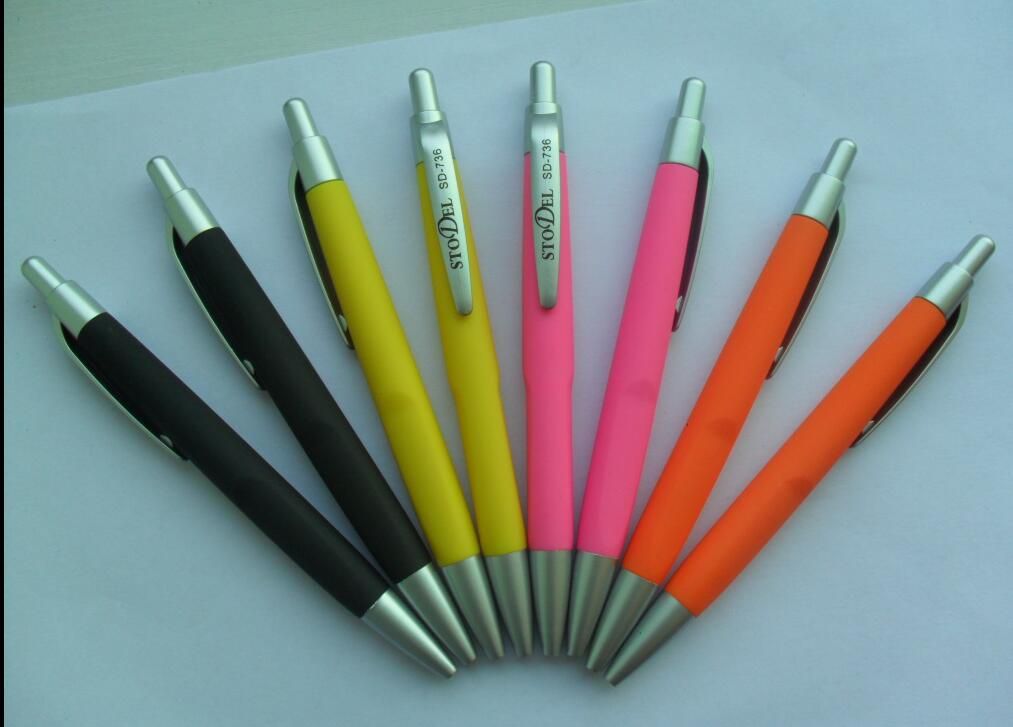 Plastic Click-Action Ball Point Pen