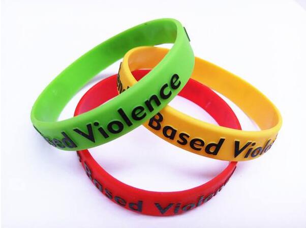 Eebossed Silicone Bracelet