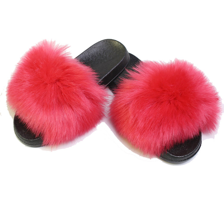 Women's Fur Slider Slippers