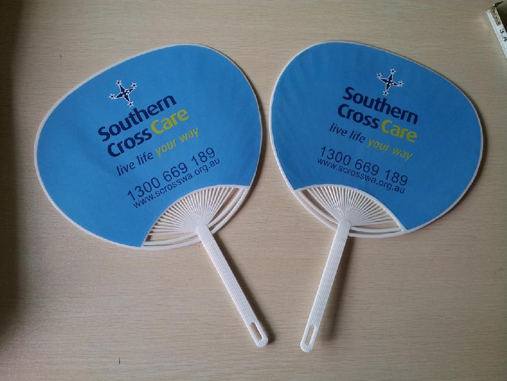 Custom Promotional Company Advertising Hand Fans 