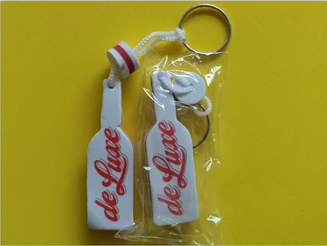 3 Layers bottle shape EVA key ring 3 Layers bottle shape EVA key ring