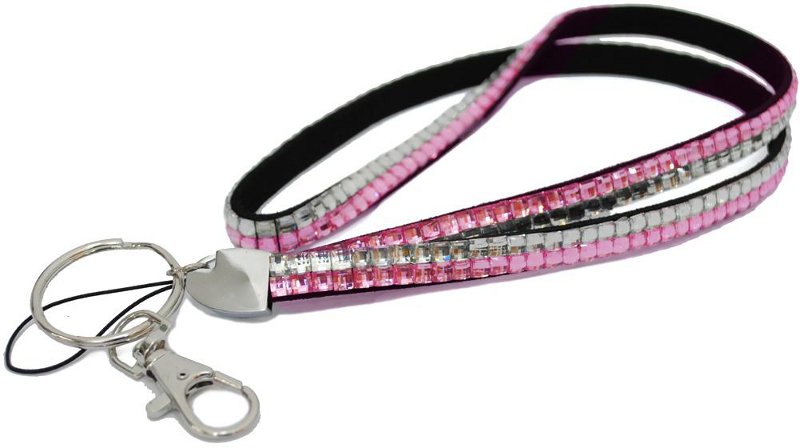 Rhinestone Badge Lanyards