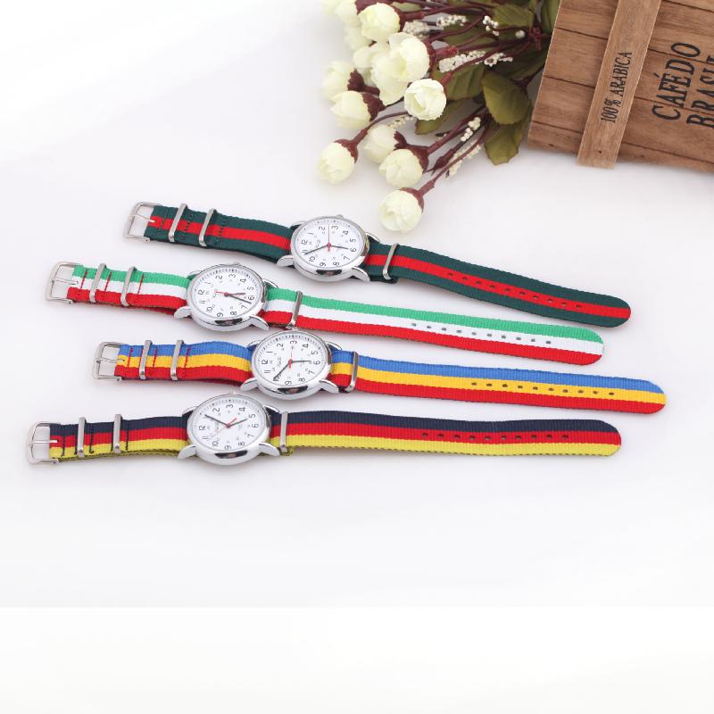 Nato Strap Watch With White Face Dial Nato Strap Watch With White Face Dial
