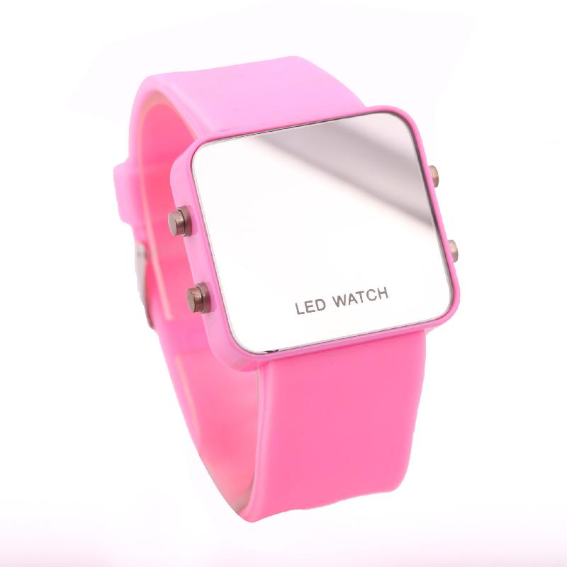 Mirror Surface LED Watch