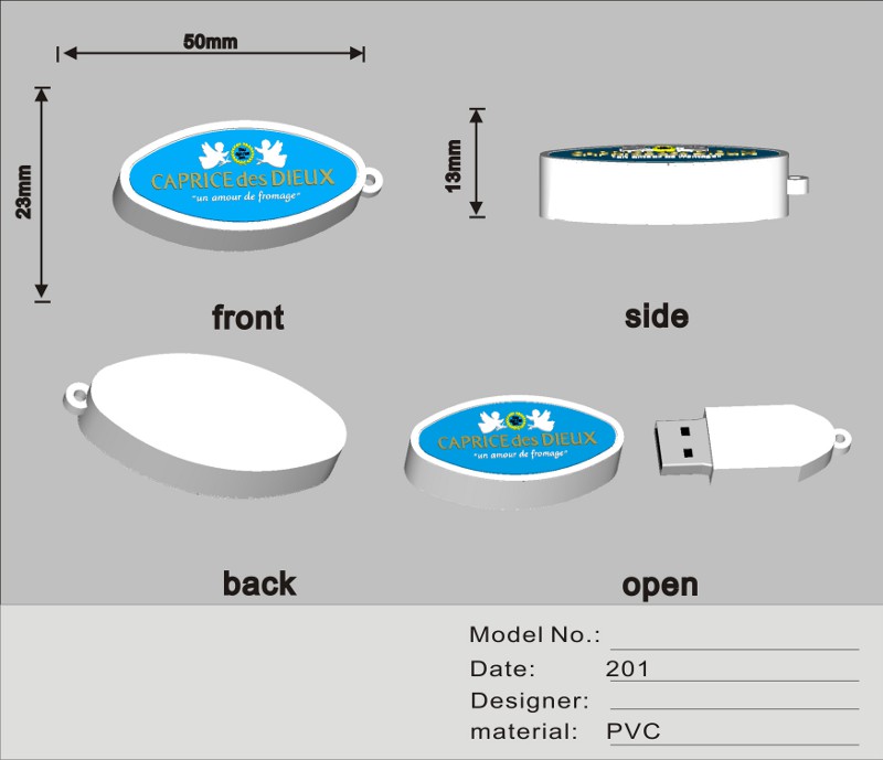 Custom Shaped USB Flash Drives