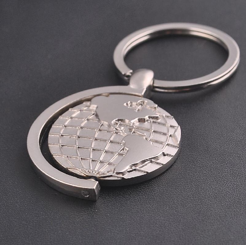 World Globe Keychain (Rotating Earth)