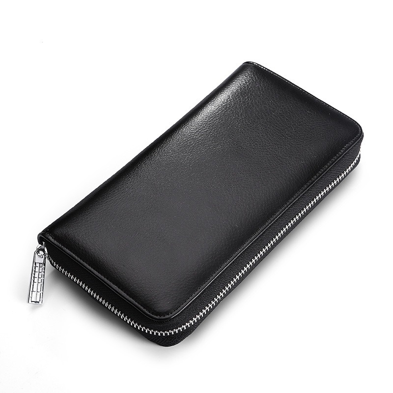 Black RFID Leather Wallet