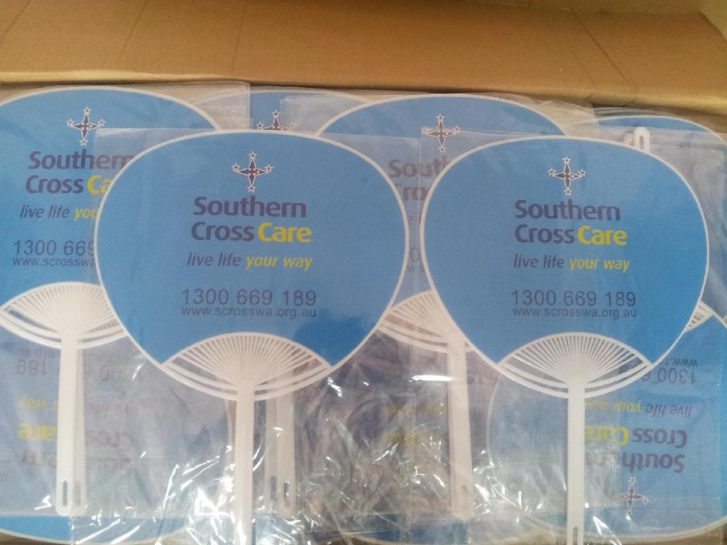 Custom Promotional Company Advertising Hand Fans 