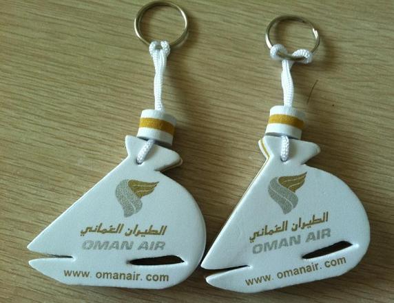 Oman airline's promotional key chains Oman airline's promotional key chains