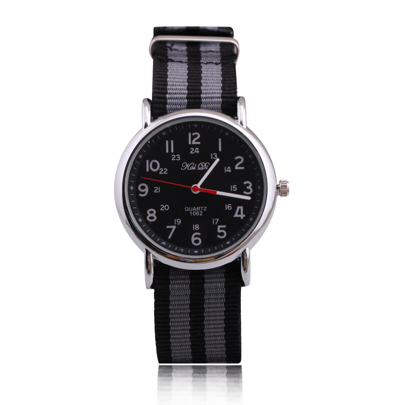 Nato Strap Watch With Black Face Dial