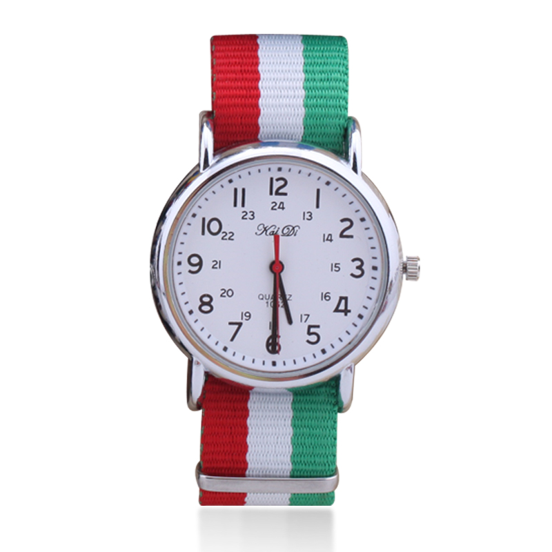 Nato Strap Watch With White Face Dial Nato Strap Watch With White Face Dial