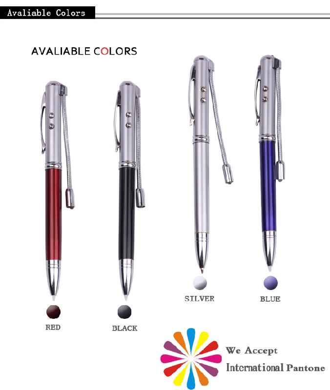 Led Metal Ballpoint Pen