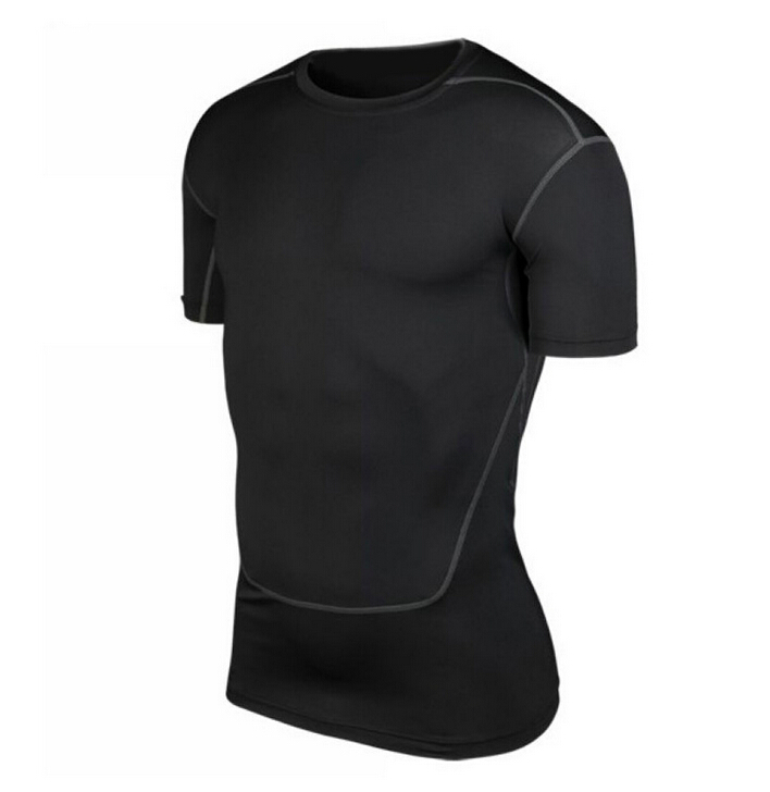  Elastic Compression Fitness T-shirt