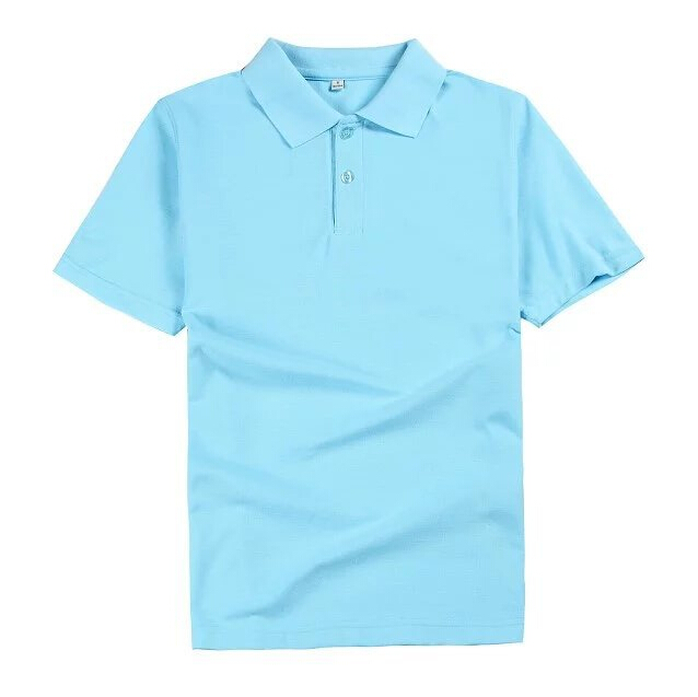 180gsm Cotton Solid Color Polo T-shirt 