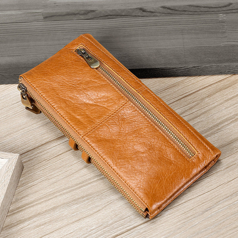 Genuine Cowhide Leather Wallet For Women, RFID Blocking