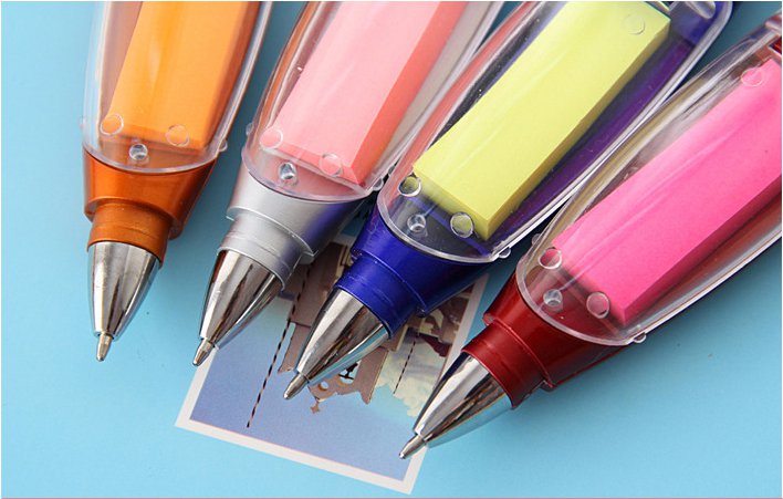 Led Light Ballpoint Pen With Sticky Notes And Lanyard Led Light Ballpoint Pen With Sticky Notes And Lanyard