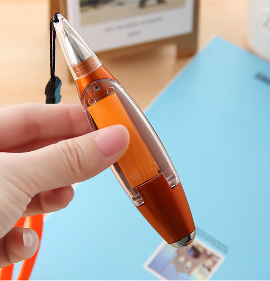 Led Light Ballpoint Pen With Sticky Notes And Lanyard Led Light Ballpoint Pen With Sticky Notes And Lanyard