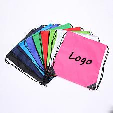 210D Drawstring Backpack wholesale, custom printed logo