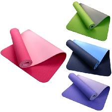 72" x 24" x 1/4" TPE Yoga Deluxe Mat wholesale, custom printed logo