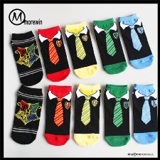 Morewin Girls Womens Cotton Socks Lot Harry Potter Casual Ankle Socks wholesale, custom printed logo