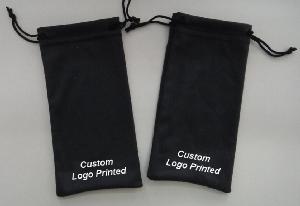 Microfiber Drawstring Pouch wholesale, custom printed logo