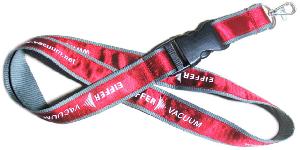 Double Layer Satin Lanyard With Release Buckle wholesale, custom logo printed