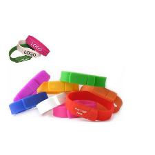 Custom USB Flash Drive Wristband Bracelet wholesale, custom printed logo