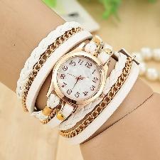 Women's Leather Wrap Around Watch wholesale, custom printed logo