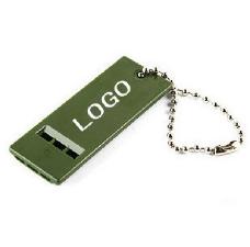 Safety whistle with chain wholesale, custom logo printed