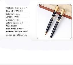 Metal Pen  wholesale, custom logo printed