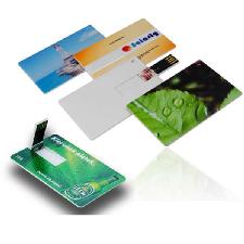 Credit Card USB Drive 8 GB wholesale, custom printed logo