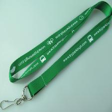 Polyester lanyard with clamp attachment wholesale, custom printed logo