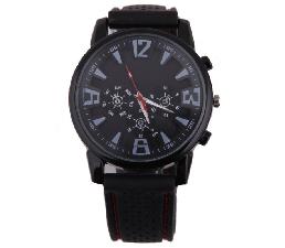 Silicone Strap Watch With 3 Decorated Dials  wholesale, custom logo printed