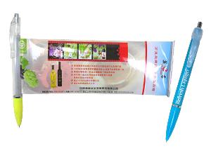 Banner ball point pen wholesale, custom printed logo