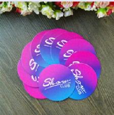 Printed Logo Absorbent Paper Round Shape 9CM Cup Mat wholesale, custom logo printed