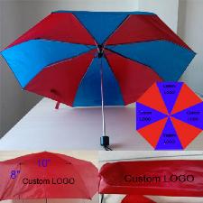 Triple Folding Compact Umbrella wholesale, custom logo printed