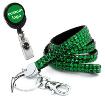 30" Bling Rhinestone Lanyard With Badge Reel