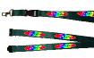 Multicolor Lanyard With Lobster Claw Hook, Buckle, Breakaway