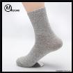 Morewin Custom Solid Color Work Men Black Crew Combed Cotton Socks